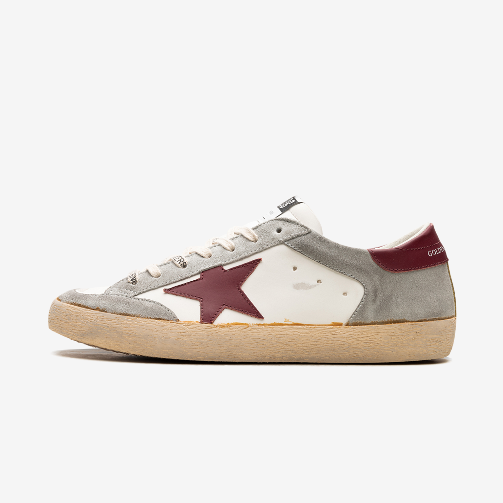 Golden Goose Super Star White Ice Bordeux