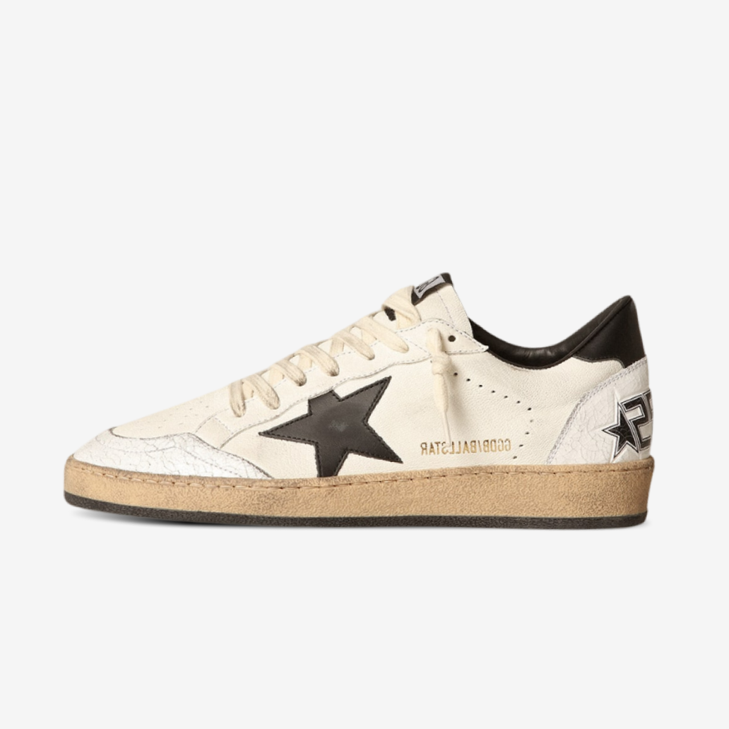 Golden Goose Ball Star White Black