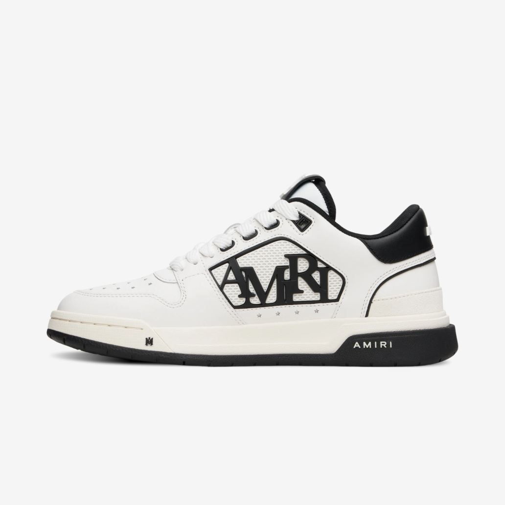 Amiri Classic Low White Black